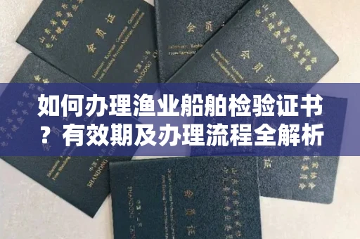东莞如何办理渔业船舶检验证书?有效期及办理流程全解析